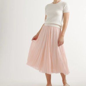 Chiffon Pleated Midi Skirt Size M